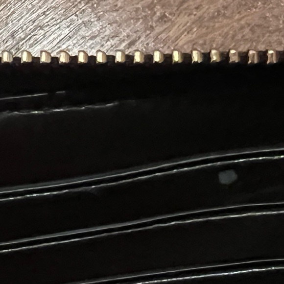 Coach metallic gold zip around wallet - Picture 10 of 13